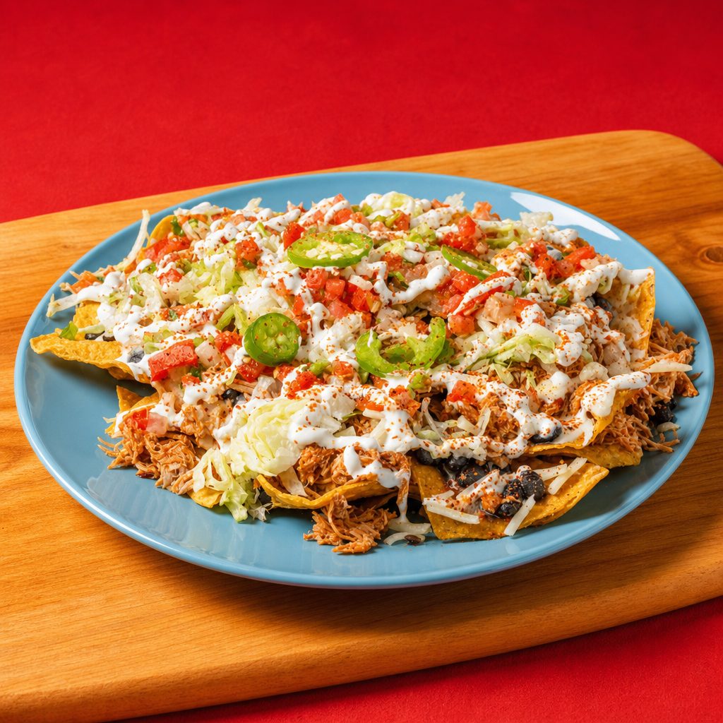 Carnitas Nachos.