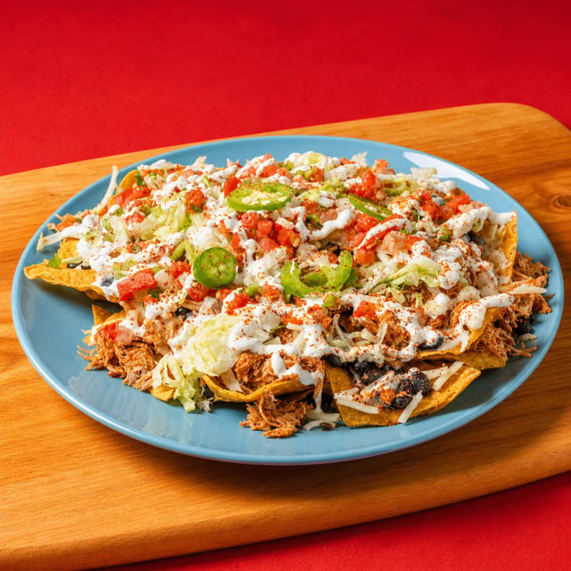 Carnitas Nachos.