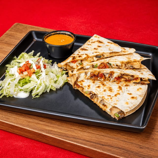 Portobello Quesadilla.