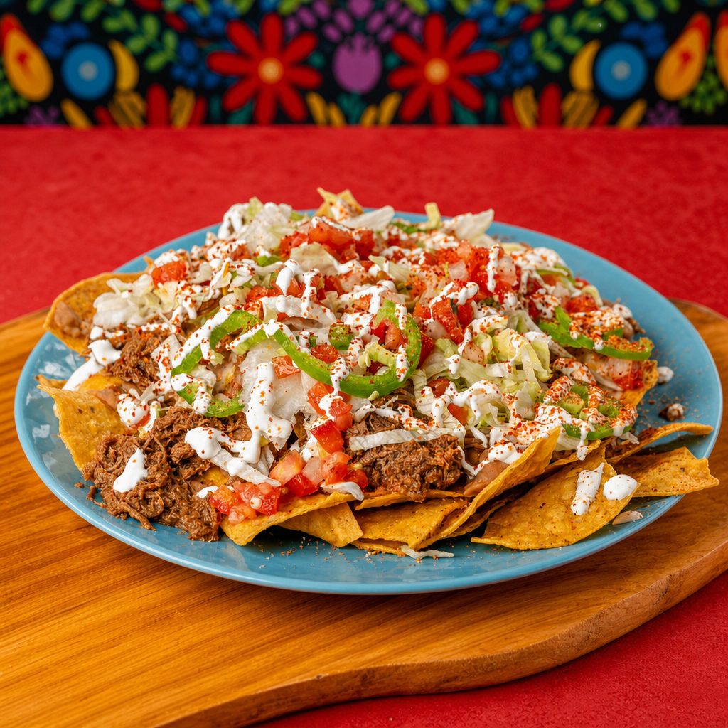 Steak Fajita Nachos.
