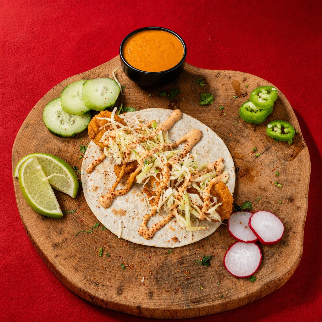 Fried Fish Taco.