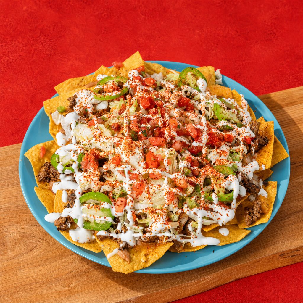 Tinga Chicken Nachos.