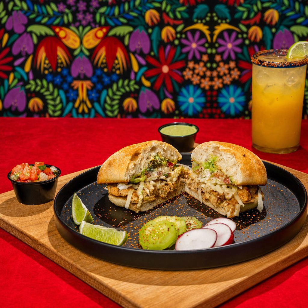 Carne Asada Spicy Torta.