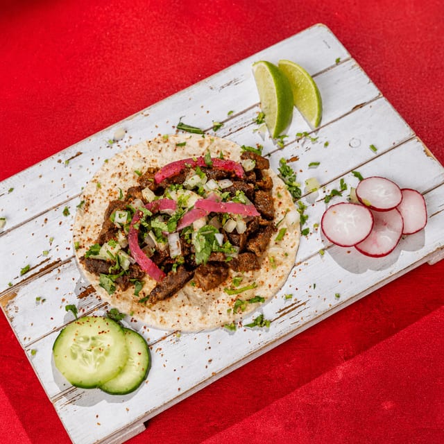 Carne Asada Spicy Taco.