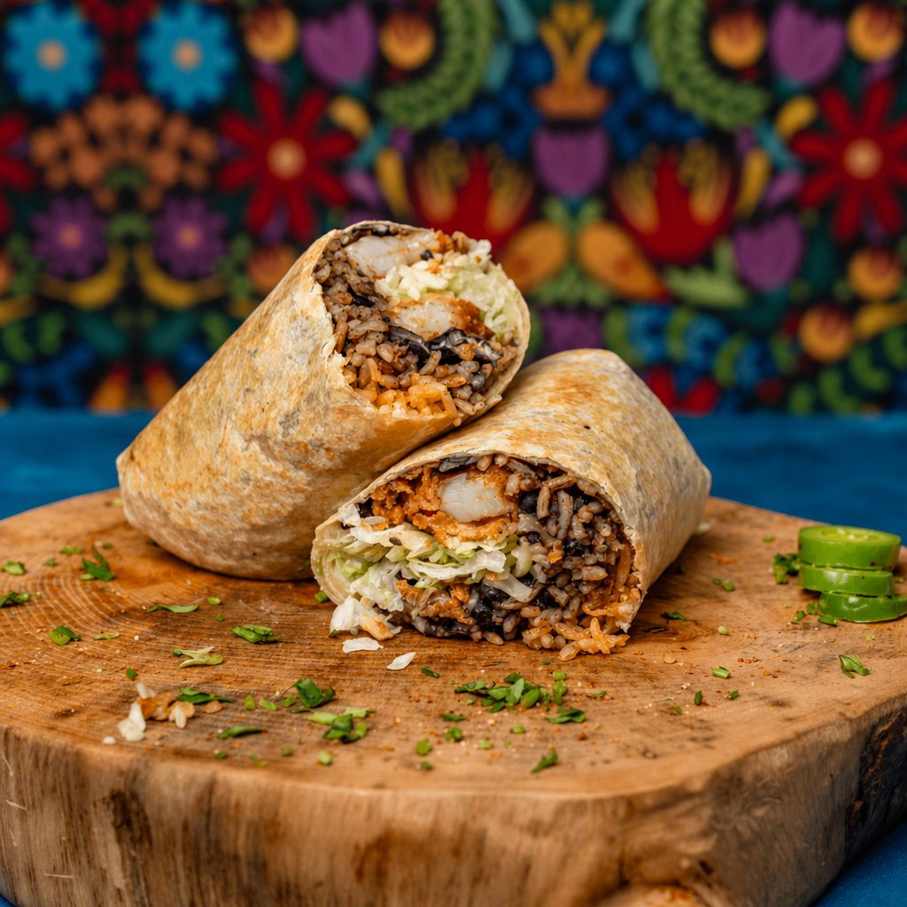 Grilled Fish Burrito.