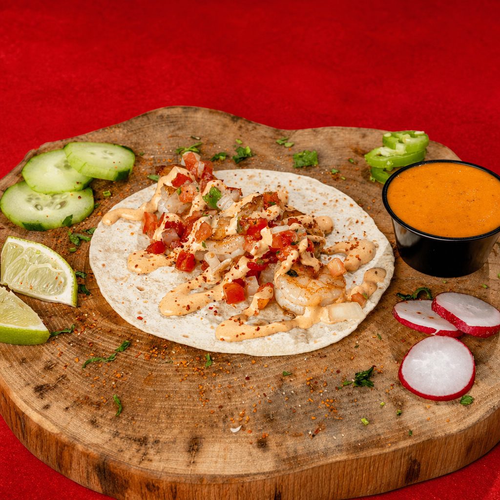 Grilled Shrimp Taco.