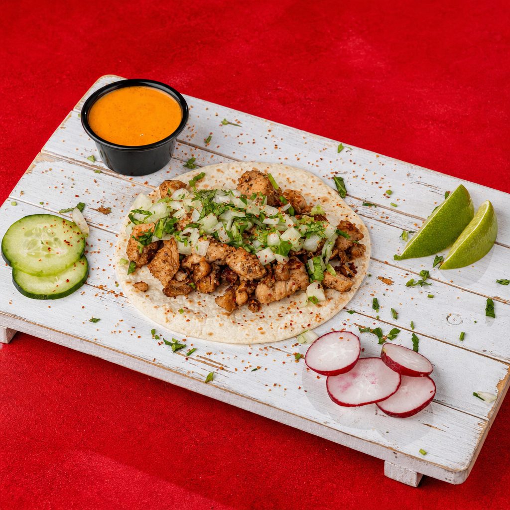 Grilled Chicken Taco.