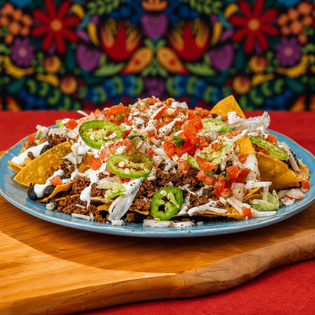 Chorizo Nachos.