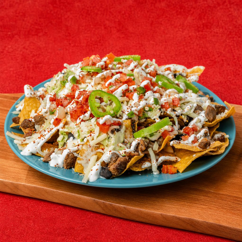 Carne Asada Mild Nachos.