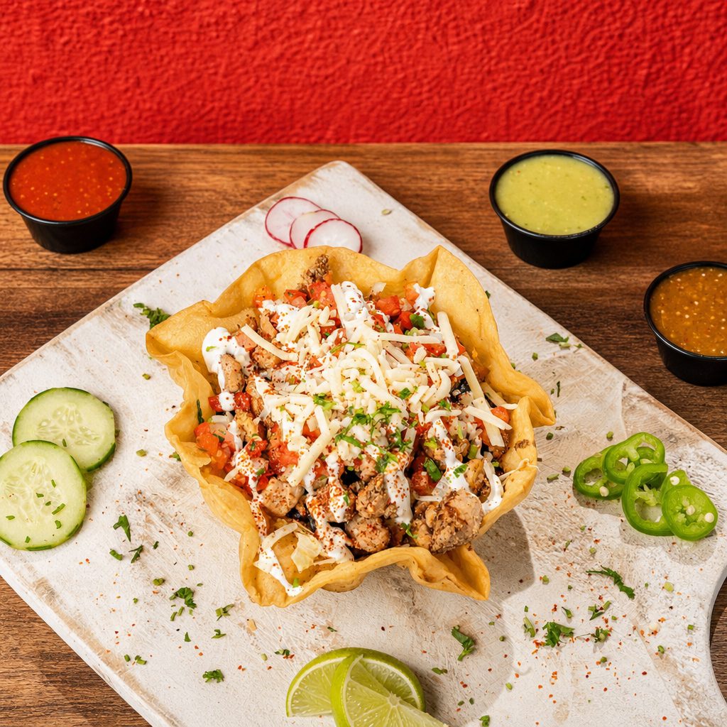 Chicken Fajita Salad.