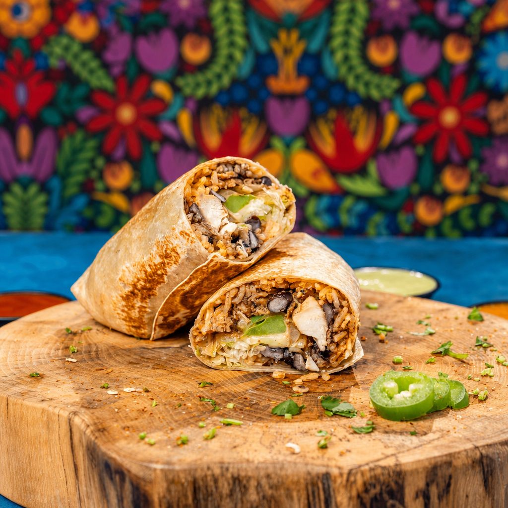 Grilled Chicken Burrito.