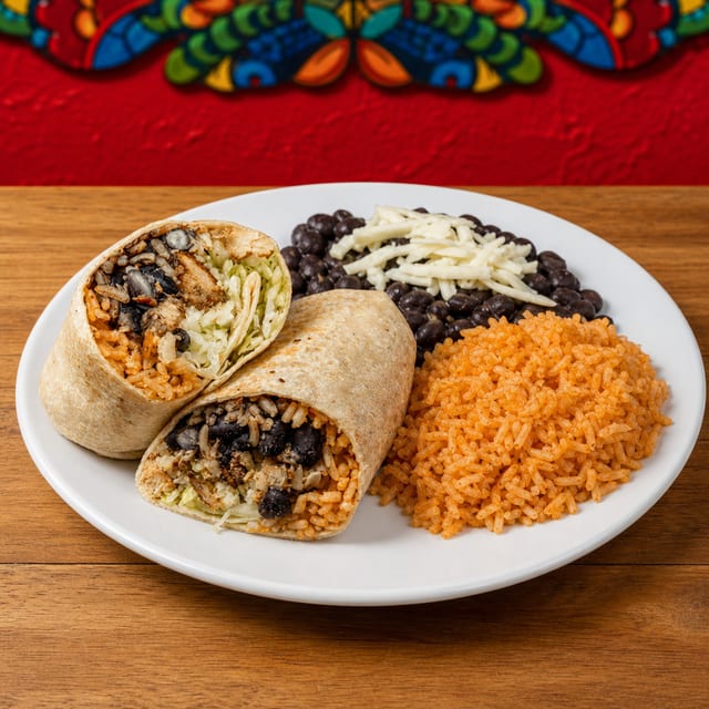 Kid's Burrito Meal.