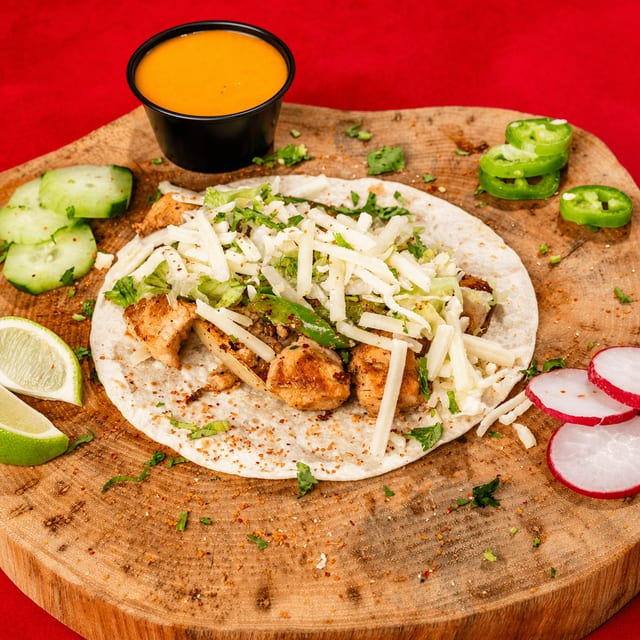 Chicken Fajita Taco.